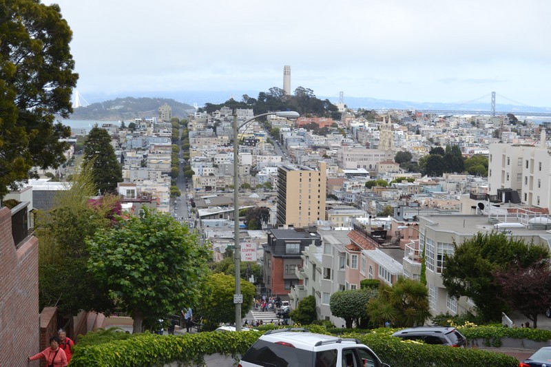 San Francisco, piers, russian hill californie