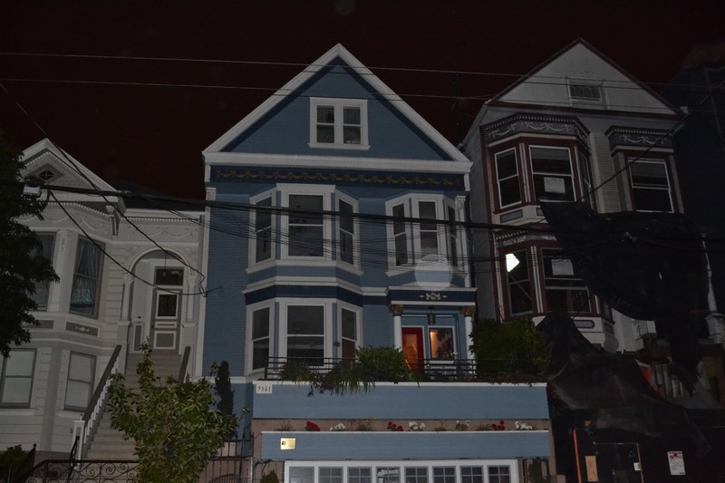 San Francisco, californie, castro, maison bleue