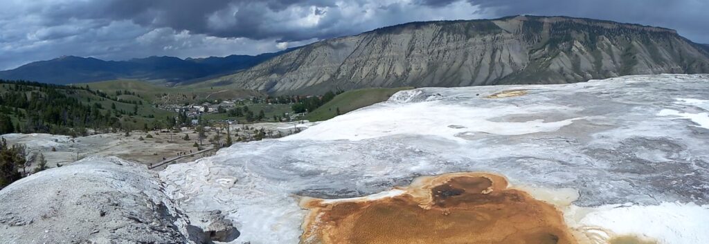 Yellowstone, Wyoming, usa, parc, Mammoth Hot Springs