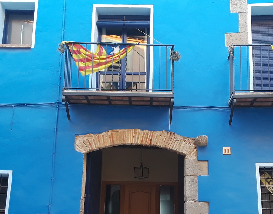 Maison colorée Catalogne