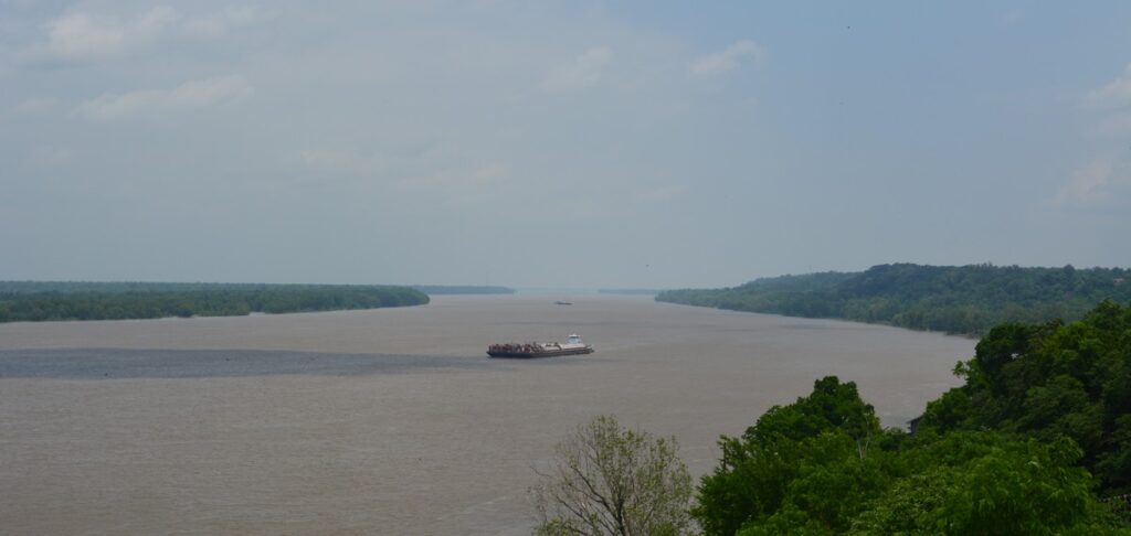 Vue sur le Fleuve Mississippi Natchez