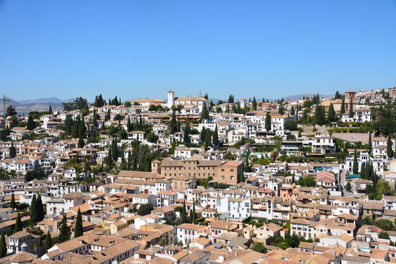 Point de vue depuis l'Alhambra