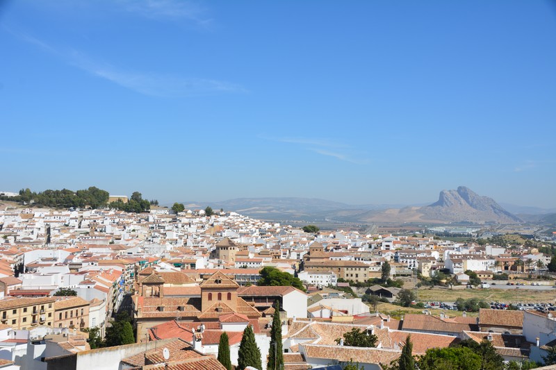 vue sur la ville d'Antequera