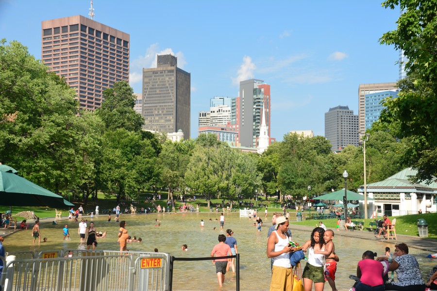 baignade parc Boston