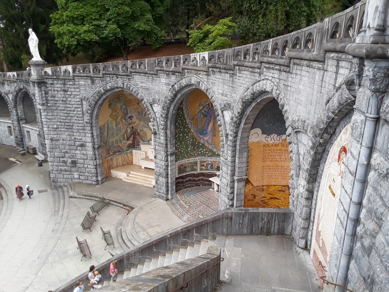 archiecture sanctuaire de Lourdes