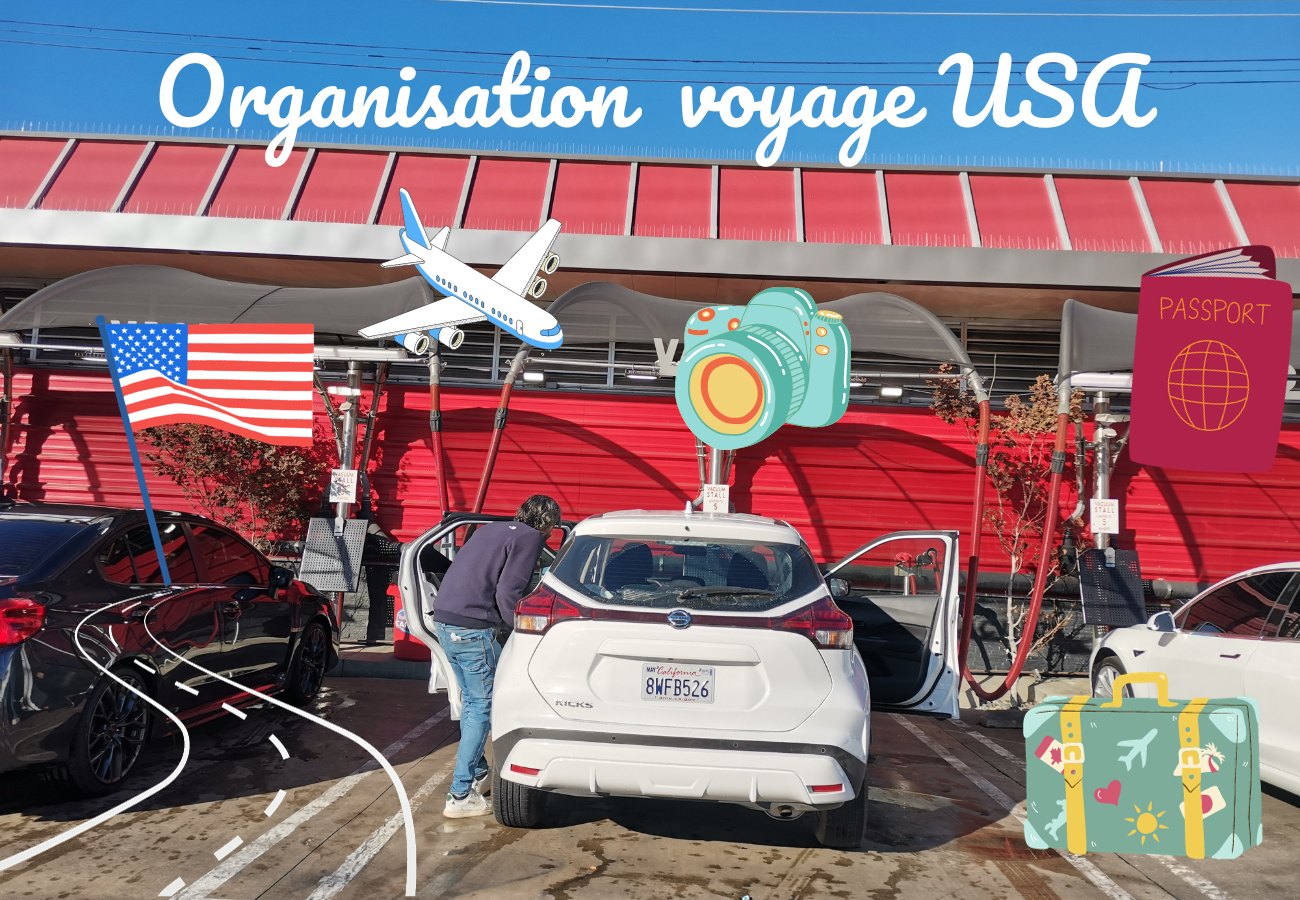 ORGANISATION VOYAGE USA TEXTE